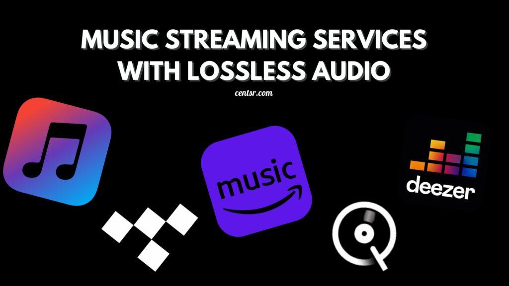 music streaming services with lossless audio