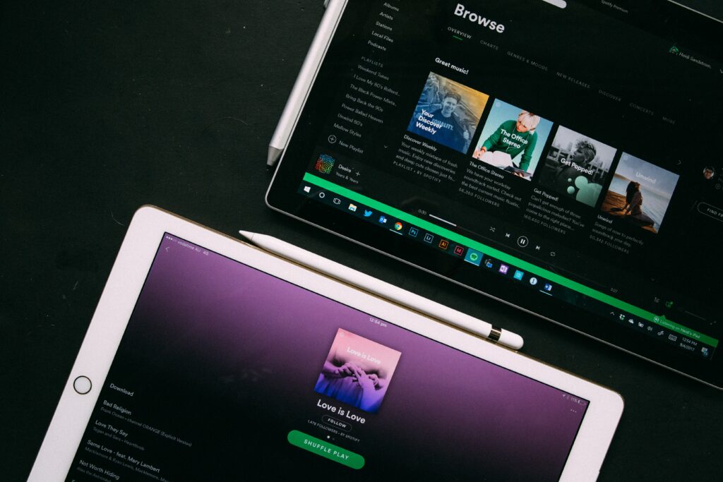 spotify web player on iPad